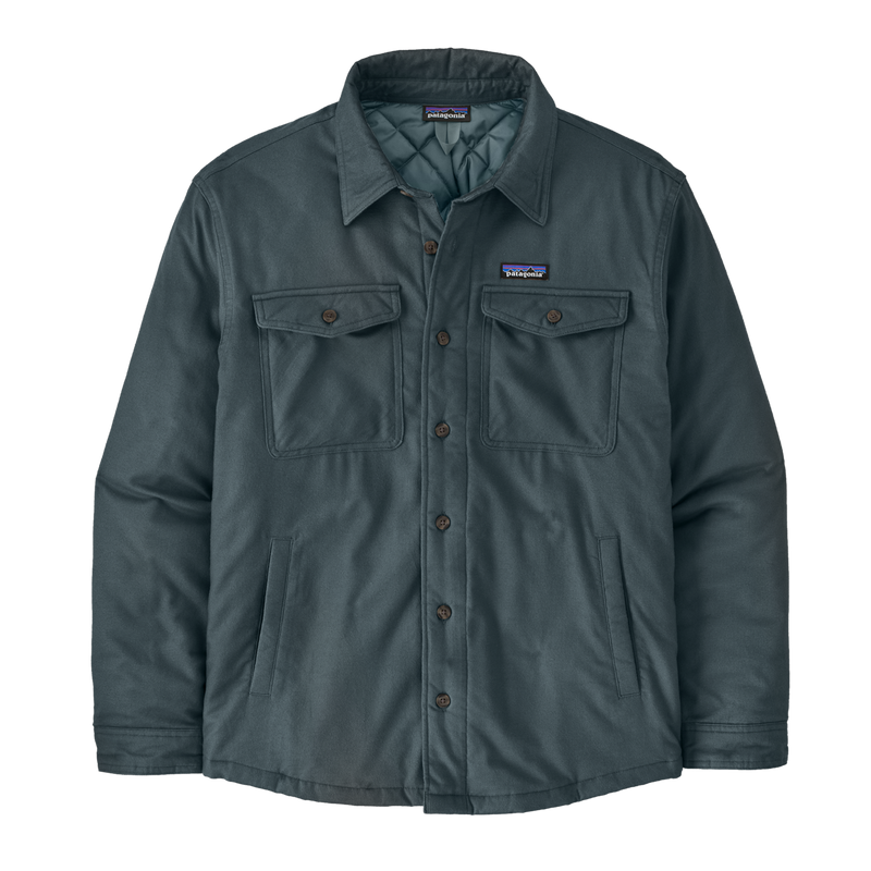 Mens Lightweight Insulated Fjord Flannel Shirt - Summit Blue