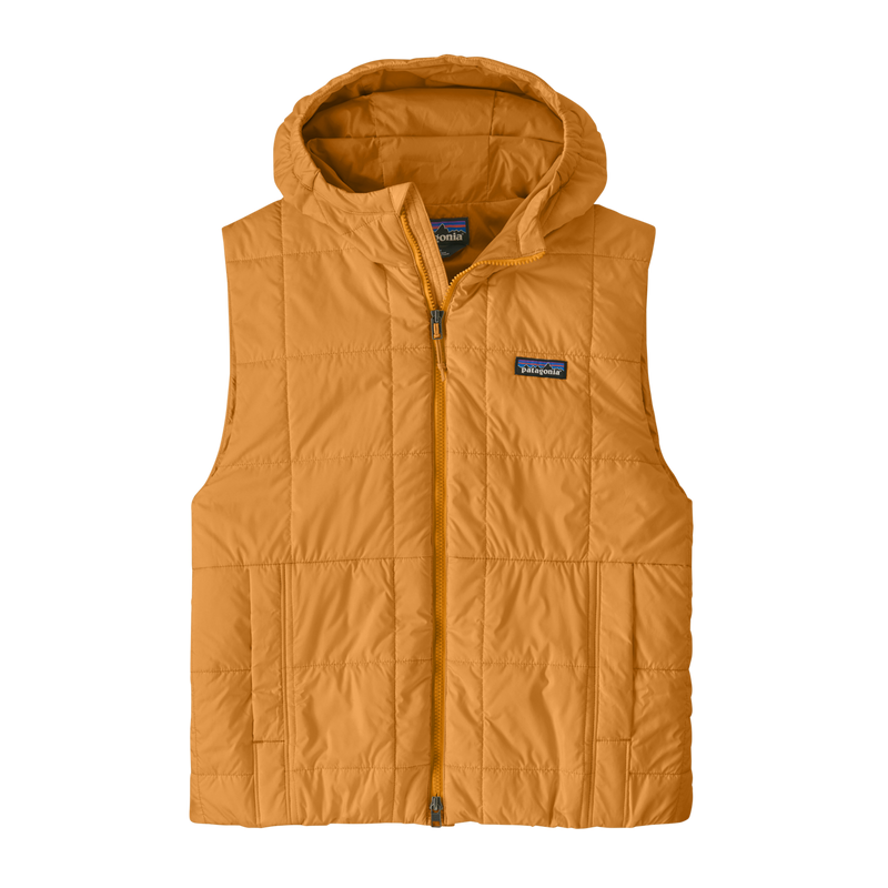 Womens Light Gust Hooded Vest - Dried Mango