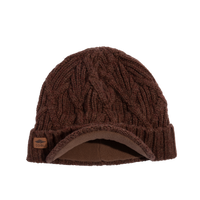 COAL Yukon Brim Beanie - Light Brown