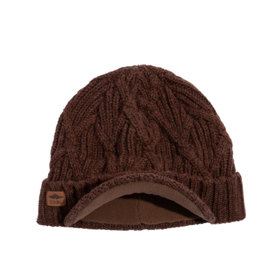 COAL Yukon Brim Beanie - Light Brown