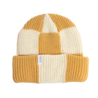 Frena Baggy Beanie - Khaki Check