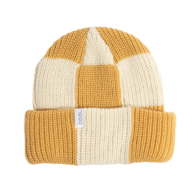 Frena Baggy Beanie - Khaki Check