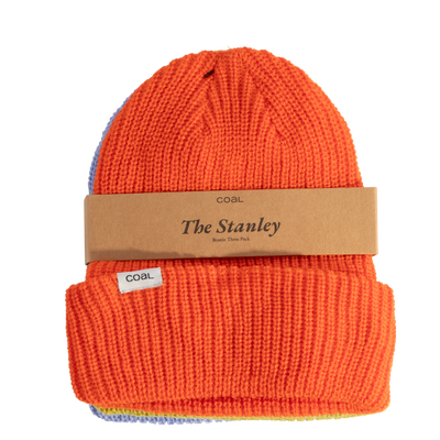 Stanley 3-Pack Beanie - Poppy/Lichen/Peri