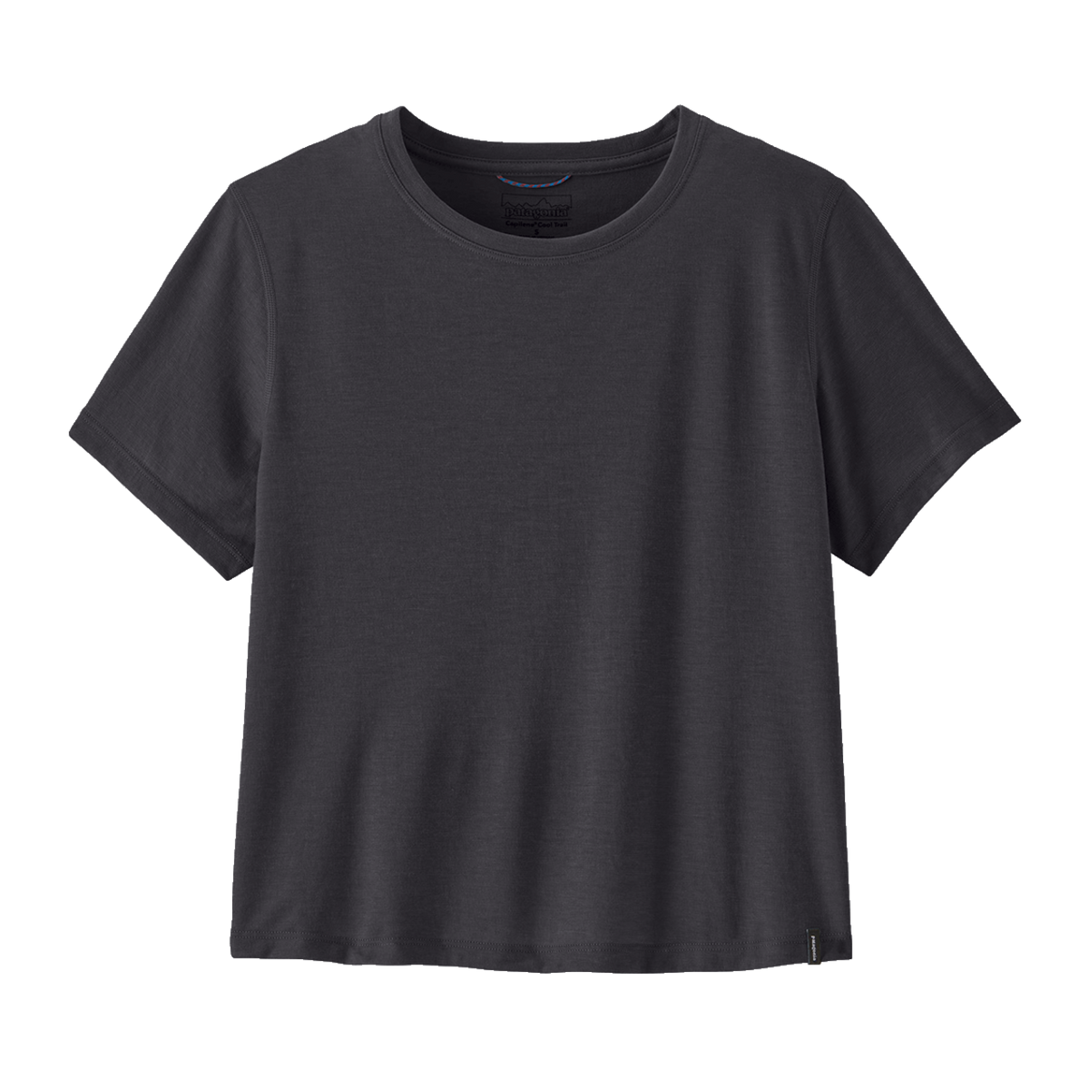 Patagonia Women's Cap Cool Trail Cropped Shirt - Ink Black