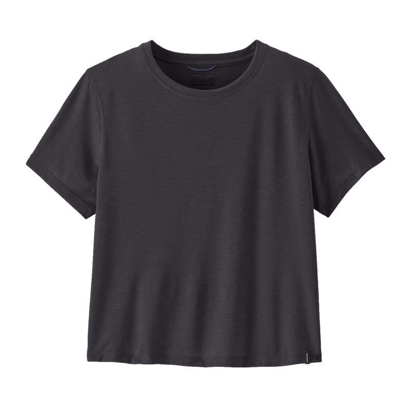 Patagonia Women's Cap Cool Trail Cropped Shirt - Ink Black
