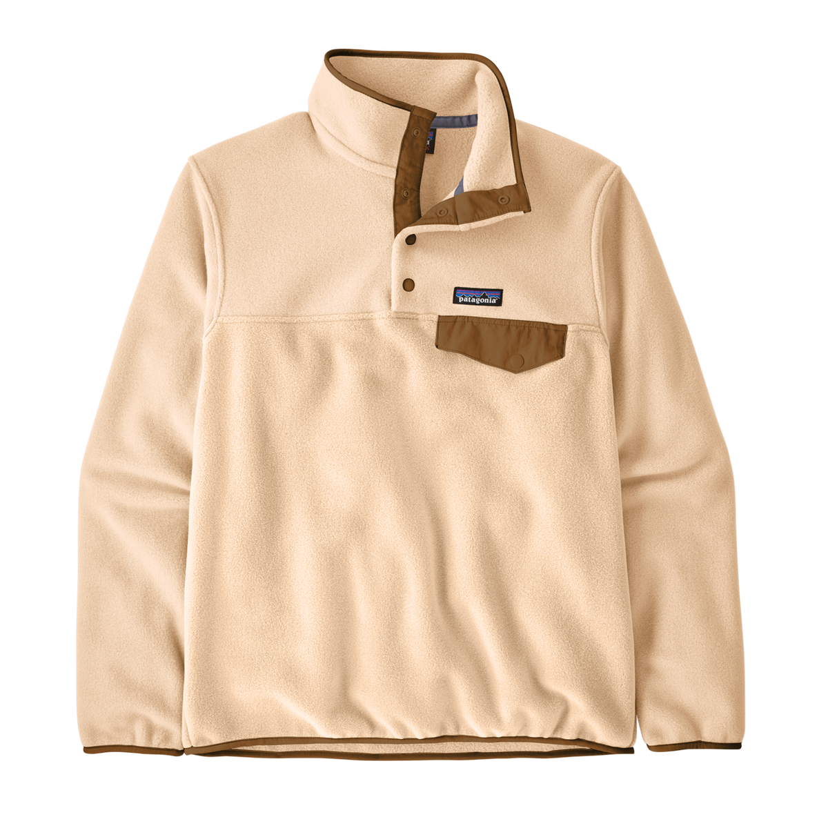 Womens Lightweight Synchilla Snap T Pullover - Natural