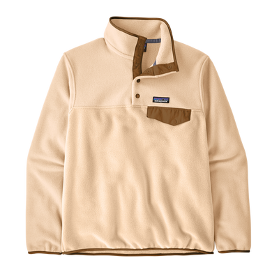 Womens Lightweight Synchilla Snap T Pullover - Natural