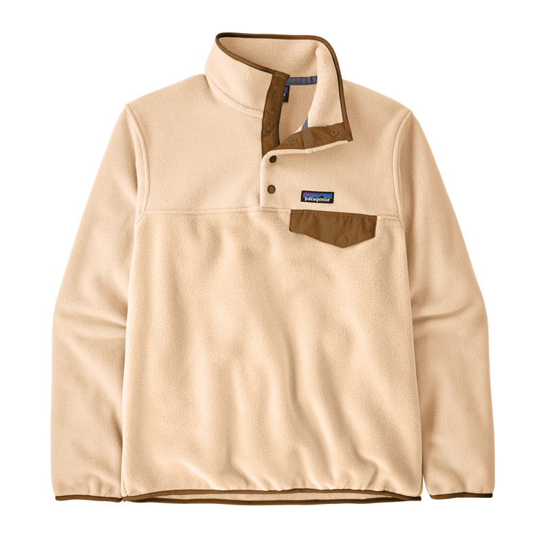 Womens Lightweight Synchilla Snap T Pullover - Natural