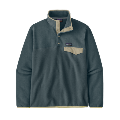 Mens Lw Synch Snap T Pullover - Summit Blue