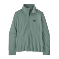 370636 Patagonia Womens Micro D 1 4 Zip - Cover Green