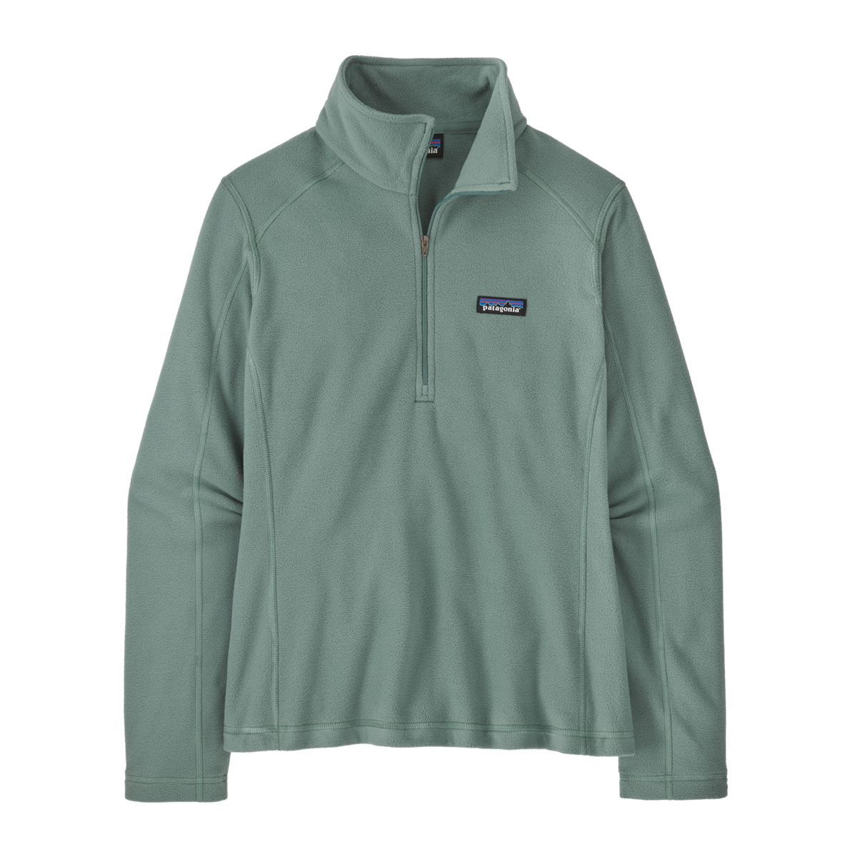370636 Patagonia Womens Micro D 1 4 Zip - Cover Green
