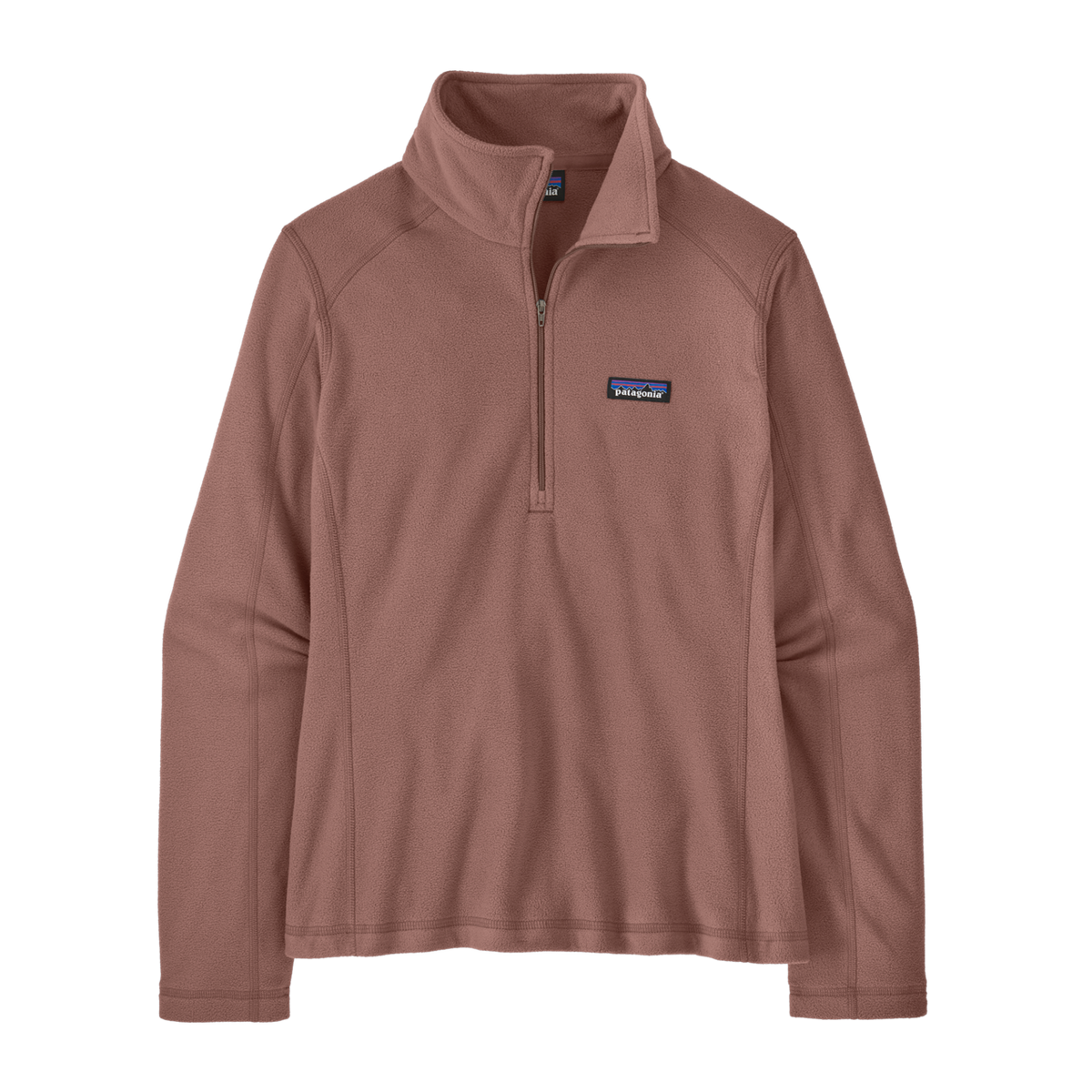 370636 Patagonia Womens Micro D 1 4 Zip - Moonrise Taupe