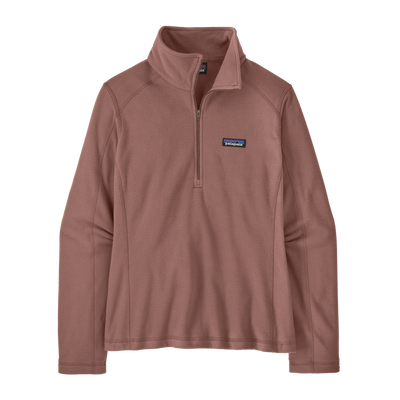 370636 Patagonia Womens Micro D 1 4 Zip - Moonrise Taupe