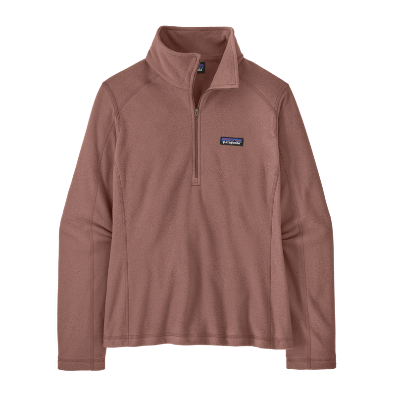 370636 Patagonia Womens Micro D 1 4 Zip - Moonrise Taupe