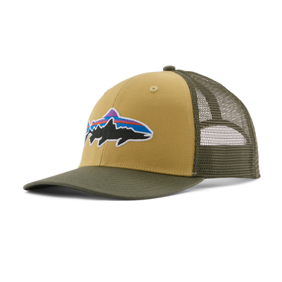 Patagonia Fitz Roy Trout Trucker Hat - Lynx Tan