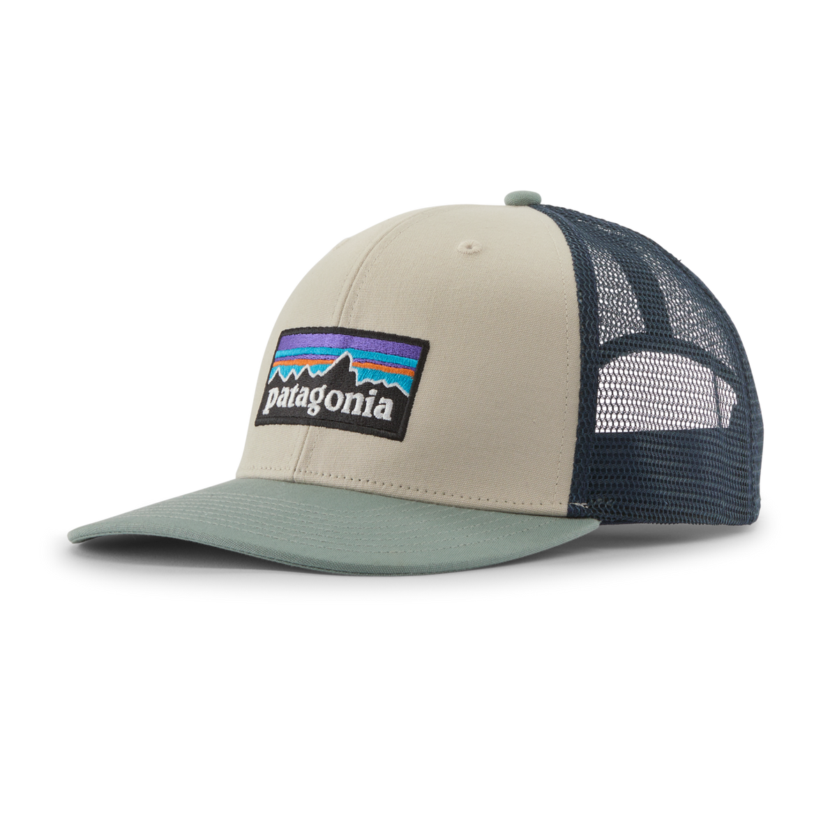 557378 Patagonia P 6 Logo Trucker Hat - Pumice