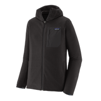Mens R1 Air Full Zip Hoody - Black