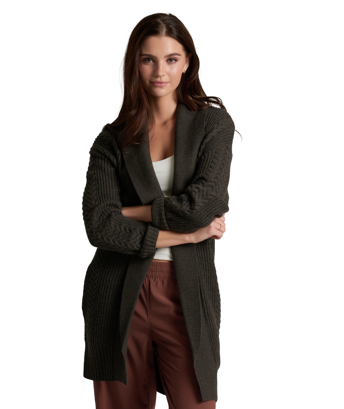 Women's Fireside Cardigan - CHARCOAL