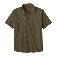 Mens Go To Western Shirt - Whole Weave: Basin Green