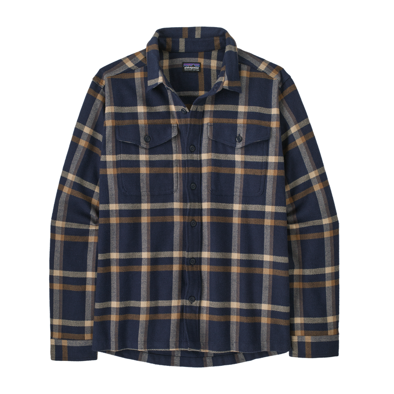 Mens Fjord Flannel Shirt - Crossing: New Navy
