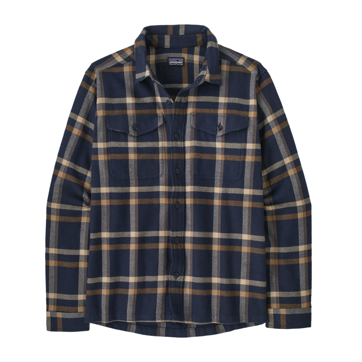 Men's Fjord Flannel Shirt - Crossing: New Navy