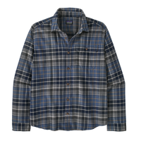 Mens Long Sleeved Lightweight Fjord Flannel Shirt - Depth: New Navy