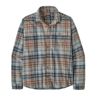 Mens Long Sleeved Lightweight Fjord Flannel Shirt - Depth: Blue Sage