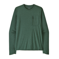 Men's Long Sleeved Cap Cool Sun Shirt - Canopy Green - Light Canopy Green X-Dye