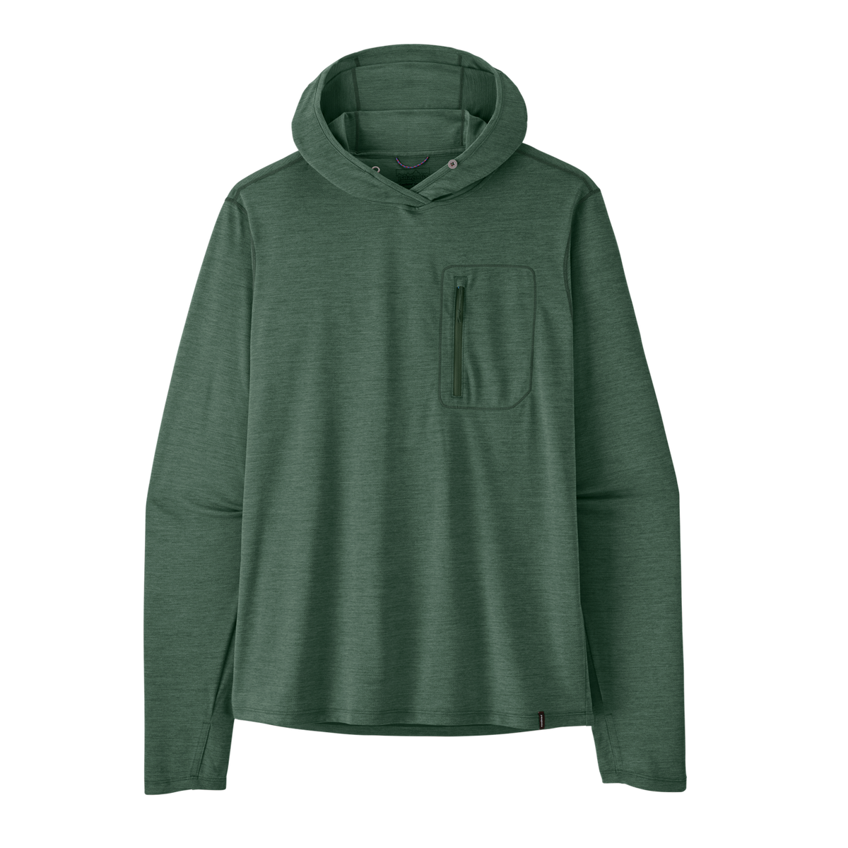 Mens Cap Cool Sun Hoody - Canopy Green - Light Canopy Green X-Dye