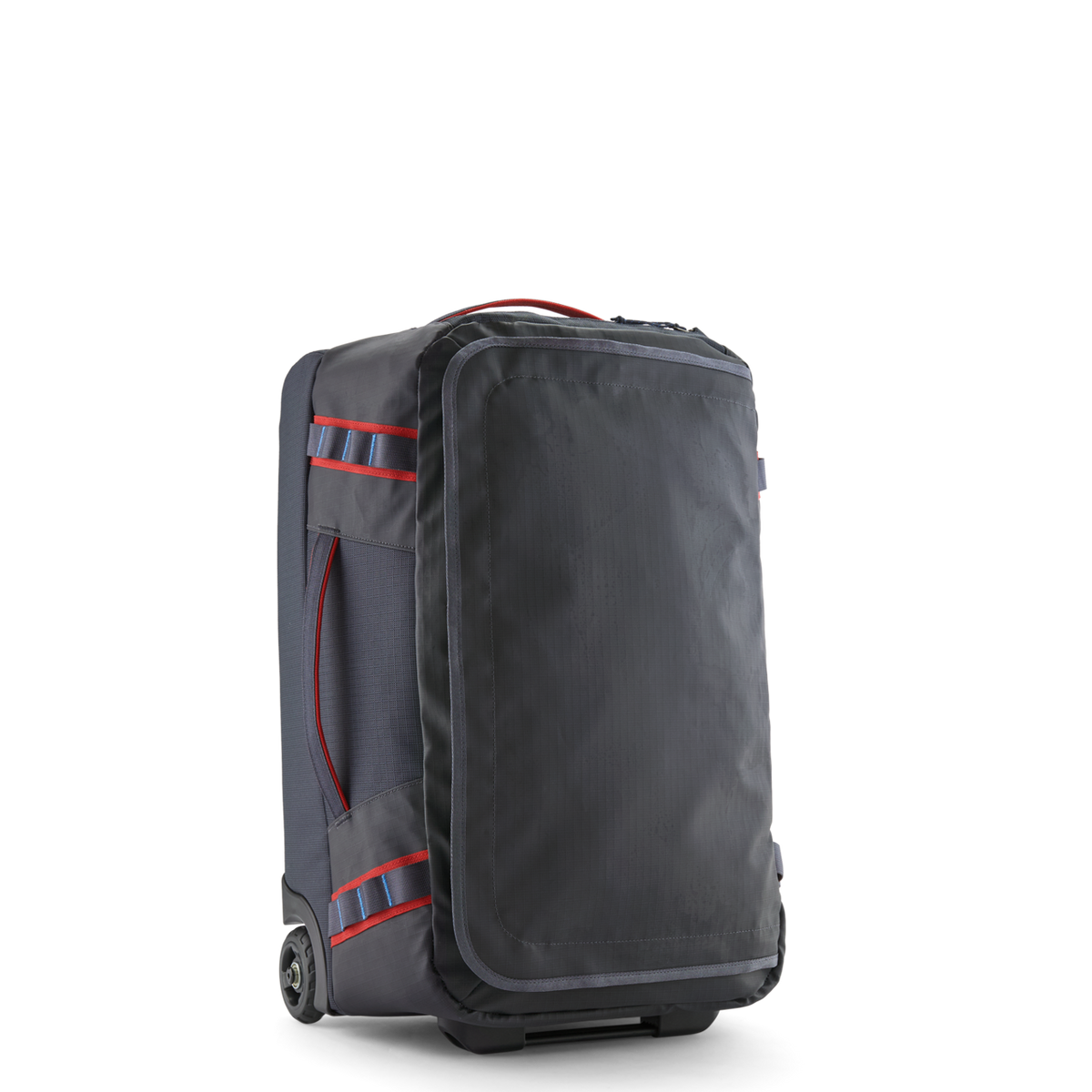 Patagonia Black Hole Wheeled Duffel 40L - Smolder Blue w/Amanita Red