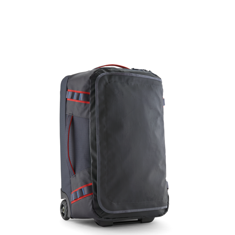 Patagonia Black Hole Wheeled Duffel 40L - Smolder Blue w/Amanita Red