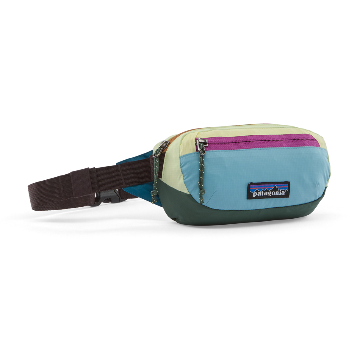Terravia Mini Hip Pack - Patchwork: Snowmelt Blue