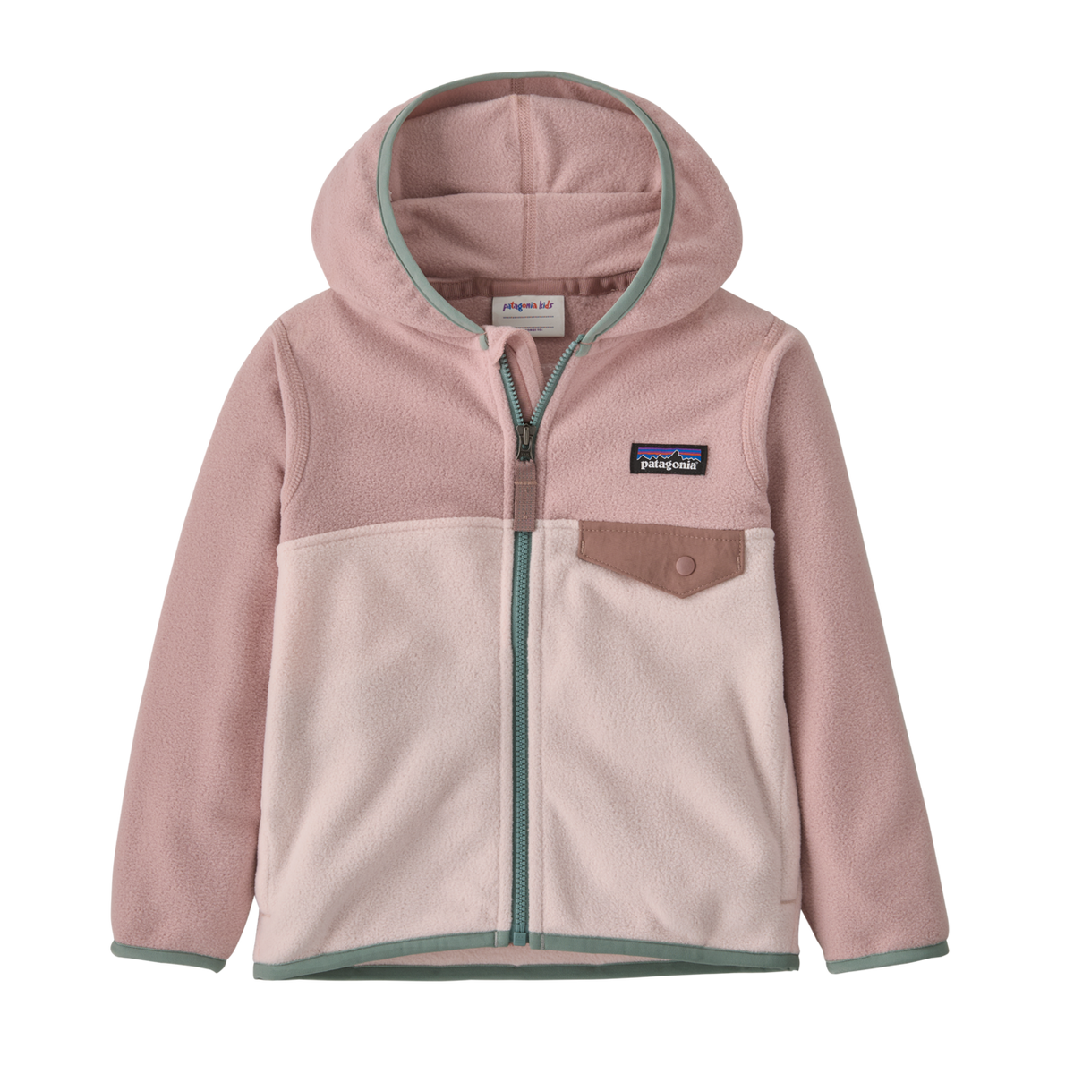 Patagonia Baby Micro D Snap T Jacket - Pink Frost