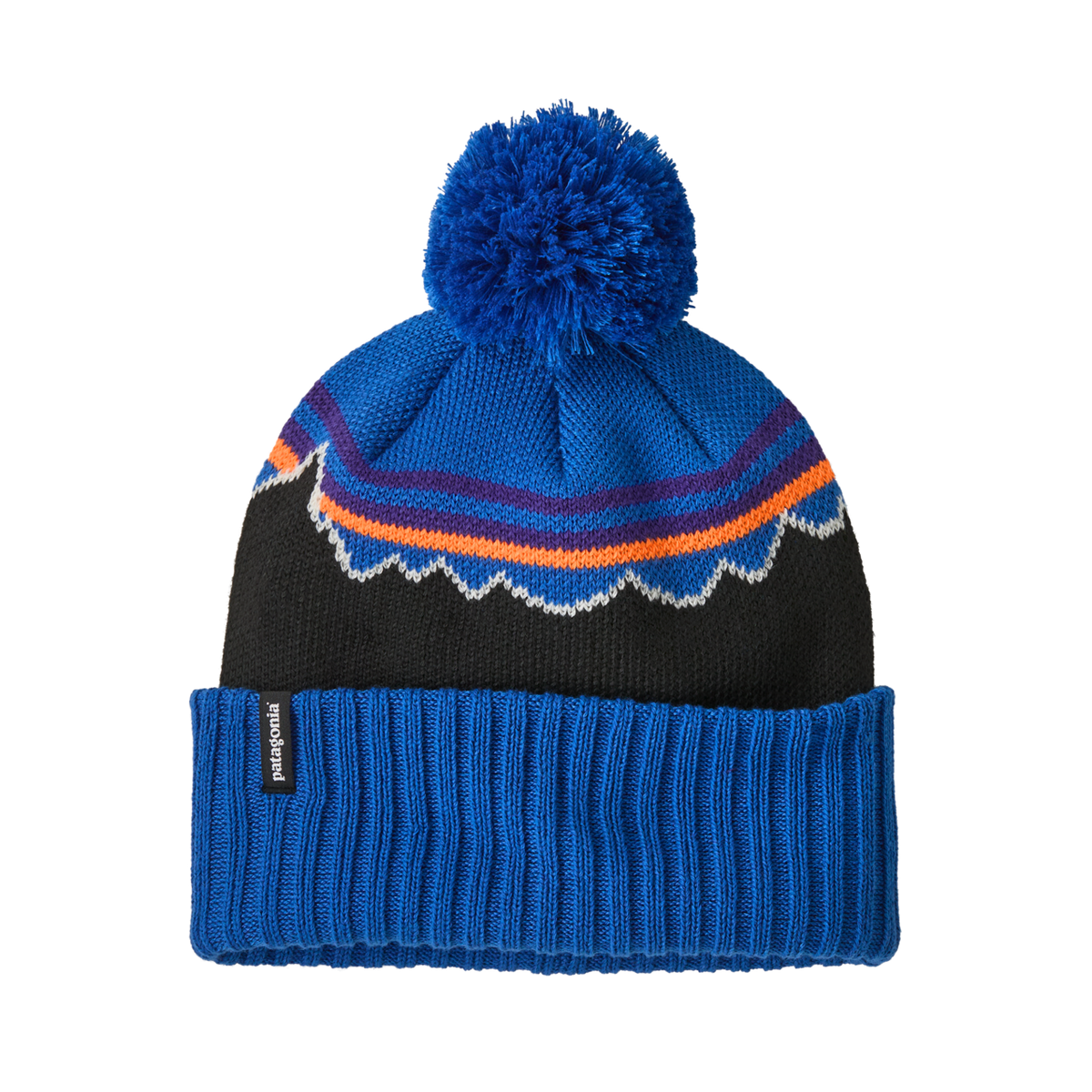 Kids Powder Town Beanie - Classic Fitz Roy: P-6 Blue
