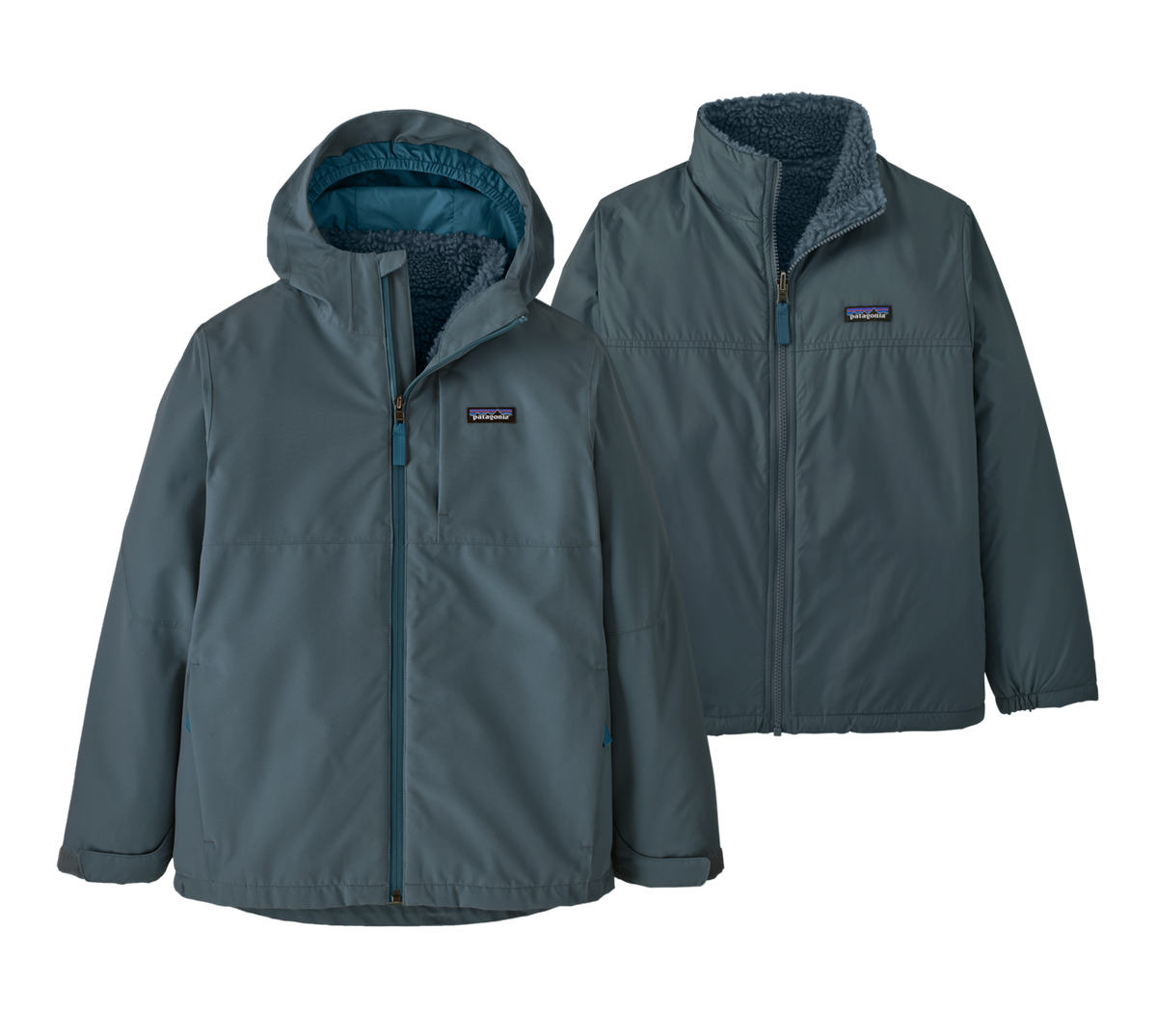 Kids 4 In 1 Everyday Jacket - Summit Blue