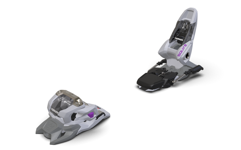Marker Squire 11 Ski Binding - Grey/Purple