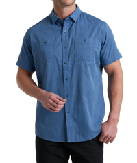 Mens Karib Short Sleeve - RIVER BLUE