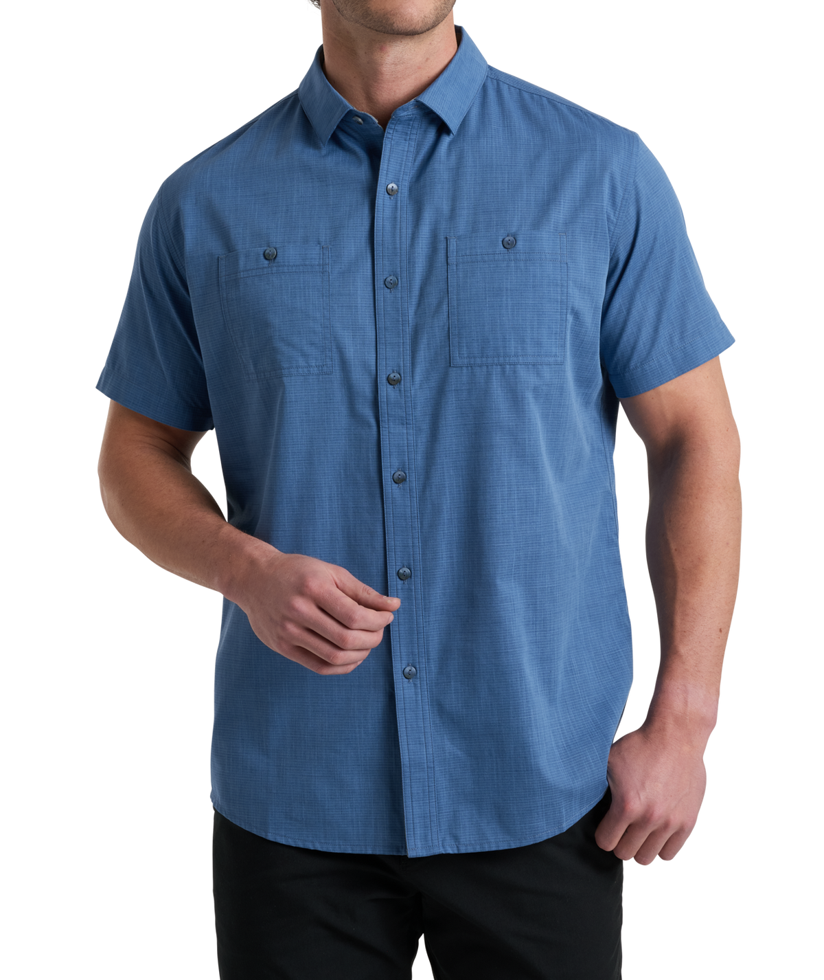 Mens Karib Short Sleeve - RIVER BLUE