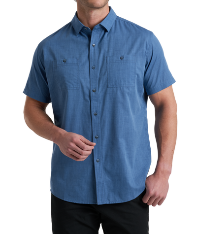Mens Karib Short Sleeve - RIVER BLUE
