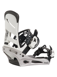 Men's Mission Re:Flex Snowboard Bindings 2027 - White/Silver