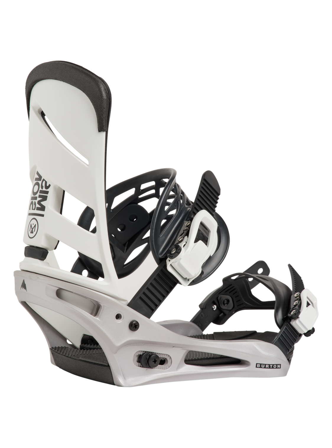 Men's Mission Re:Flex Snowboard Bindings 2027 - White/Silver