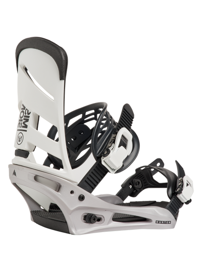 Men's Mission Re:Flex Snowboard Bindings 2027 - White/Silver