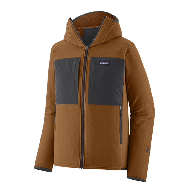 Mens R2 Techface Hoody - Deer Brown