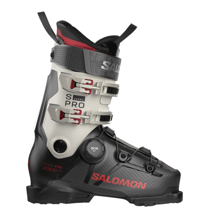 Mens S Pro Supra S Boa 110 Ski Boots 2027 - Black / Gray Aurora