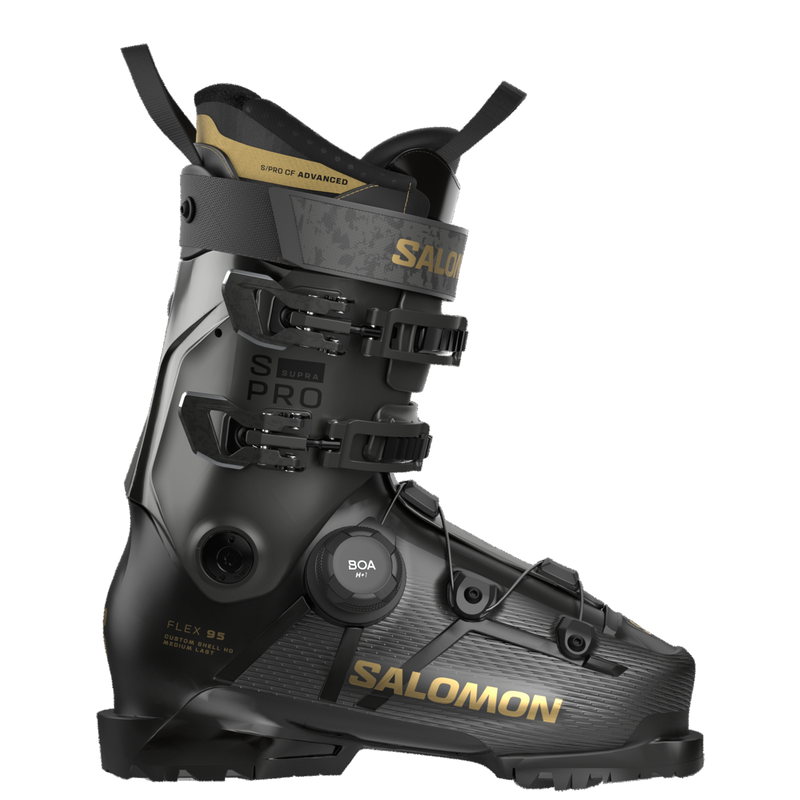 Womens S Pro Supra S Boa 95 Ski Boots 2027 - Black / Beluga Metallic