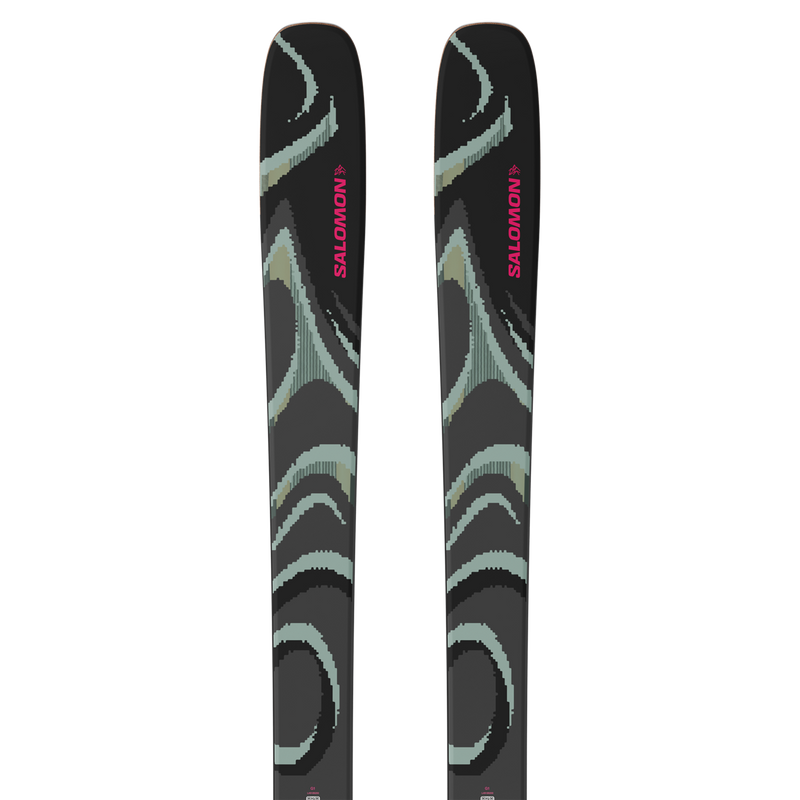 Mens Qst 100 Skis 2027 - Black / Iceberg Green