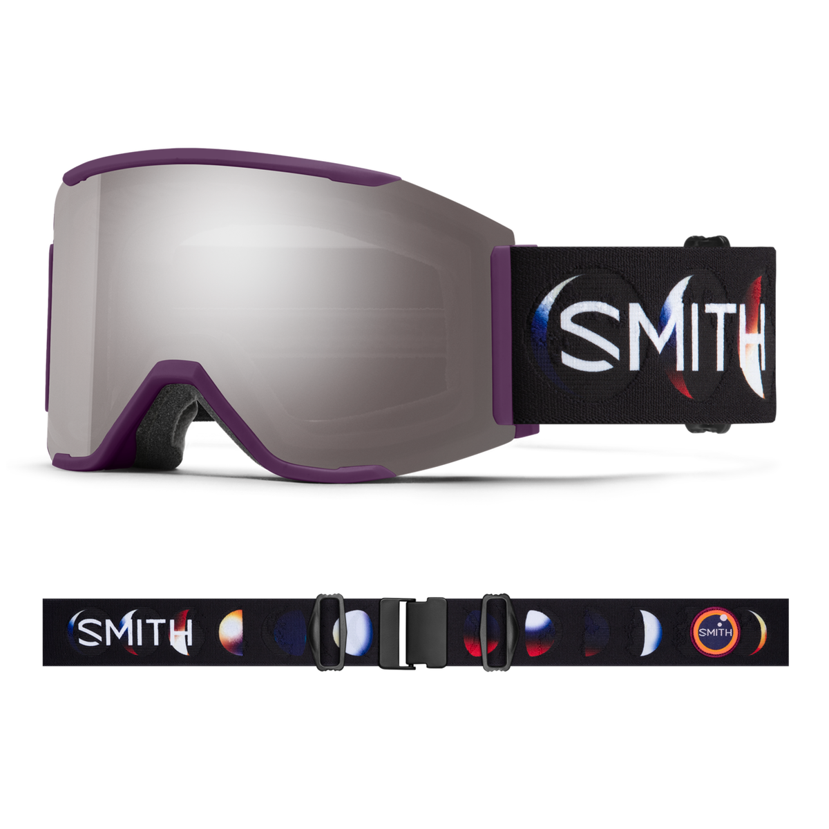 Squad Mag Goggles 2026 - Cherry Lacquer Phases / ChromaPop Sun Platinum Mirror