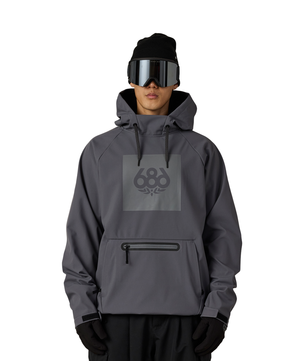 Men's Waterproof Hoody - RHINO GREY