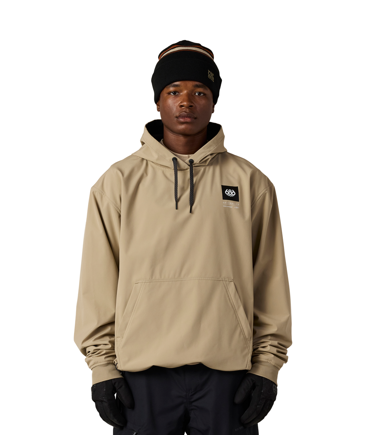 Men's Waterproof Team Hoody - KHAKI