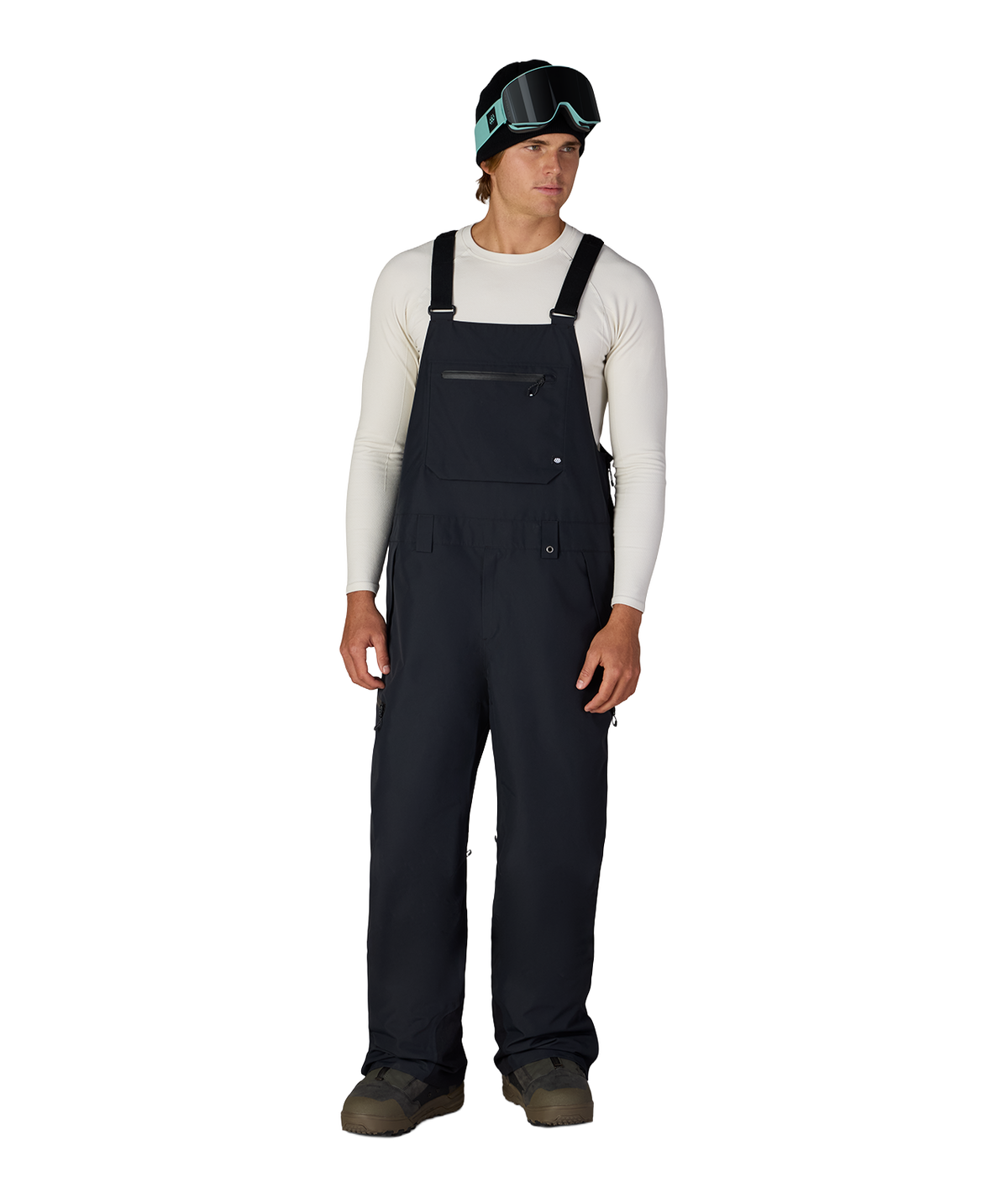 Men's Lockup Shell Bib - BLACK